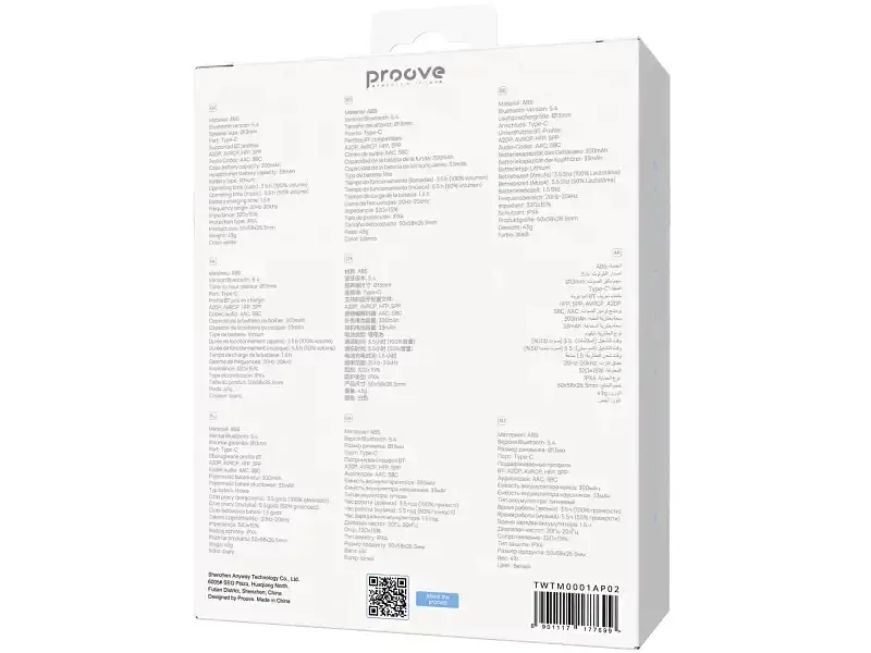 Навушники TWS Proove Tempo ANC White (TWTM0001AP02) - фото 6