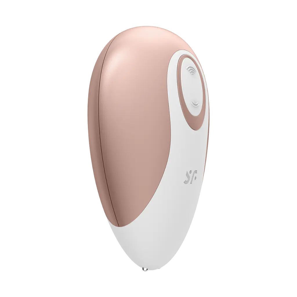 Вакуумный стимулятор клитора Satisfyer Deluxe золотой - фото 7
