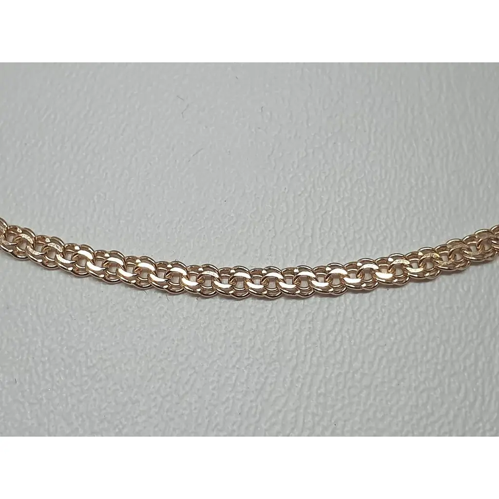 Золотая цепочка Платон (Бисмарк). 1Ц003/00Б 40 - фото 2