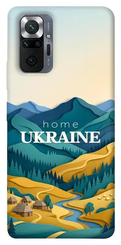 TPU чохол Demsky Ukraine home для Xiaomi Redmi Note 10 Pro