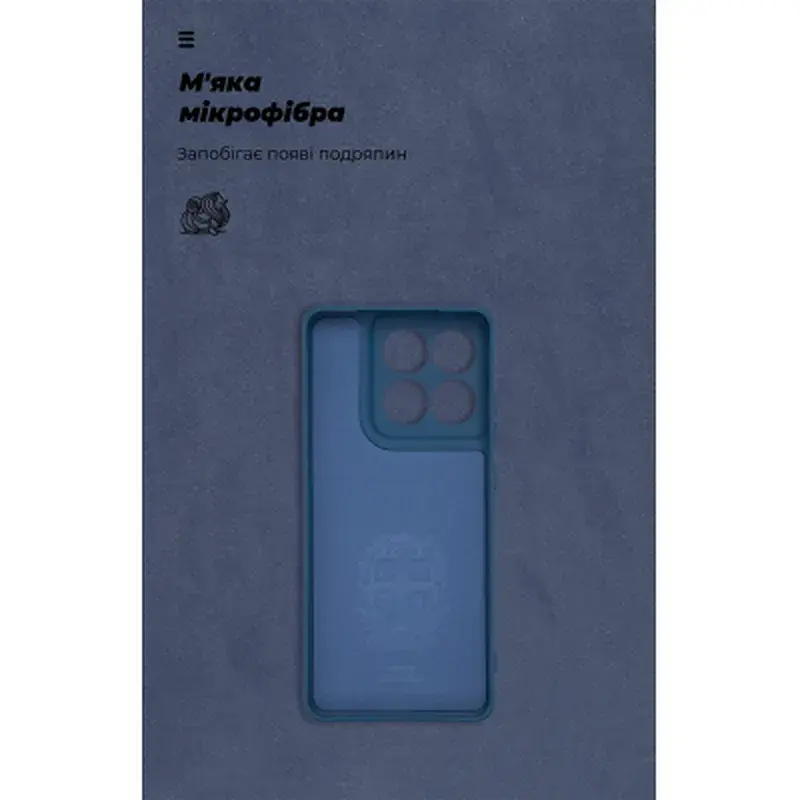 Чохол до мобільного телефона Armorstandart Motorola Edge 60 Pro 5G Camera cover Dark Blue (ARM85879) - фото 4