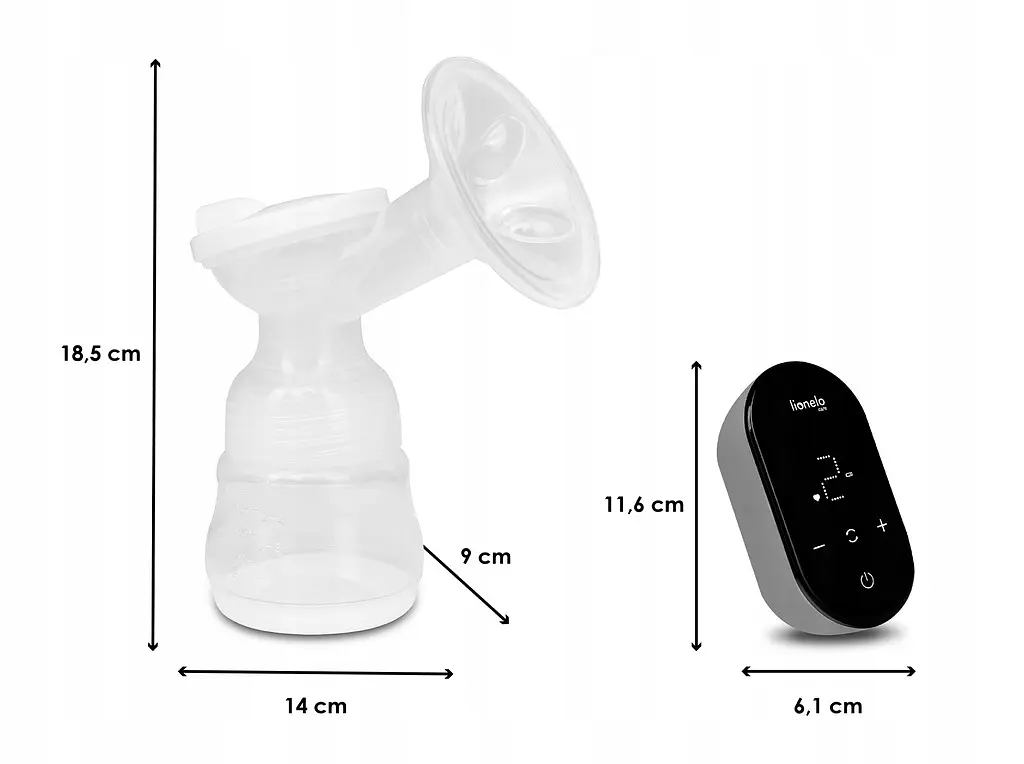 Молоковідсмоктувач електричний Lionelo Fidi Go Grey - фото 6