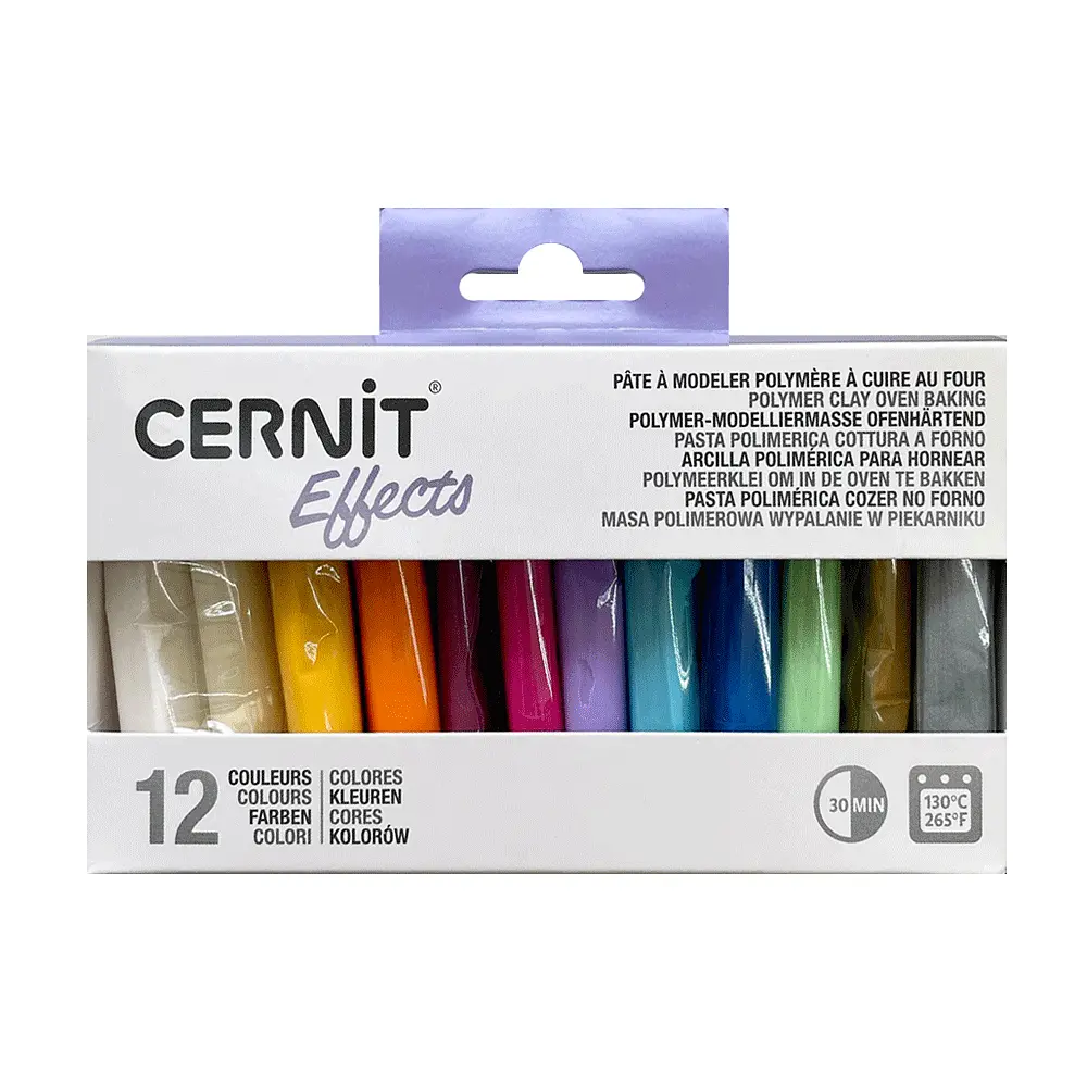 Набір пластики Effects Colours 12х25 г Cernit (5411711463162)
