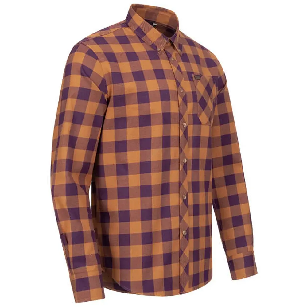 Рубашка Blaser Active Outfits Joshua L Ocker and purple checked - фото 2