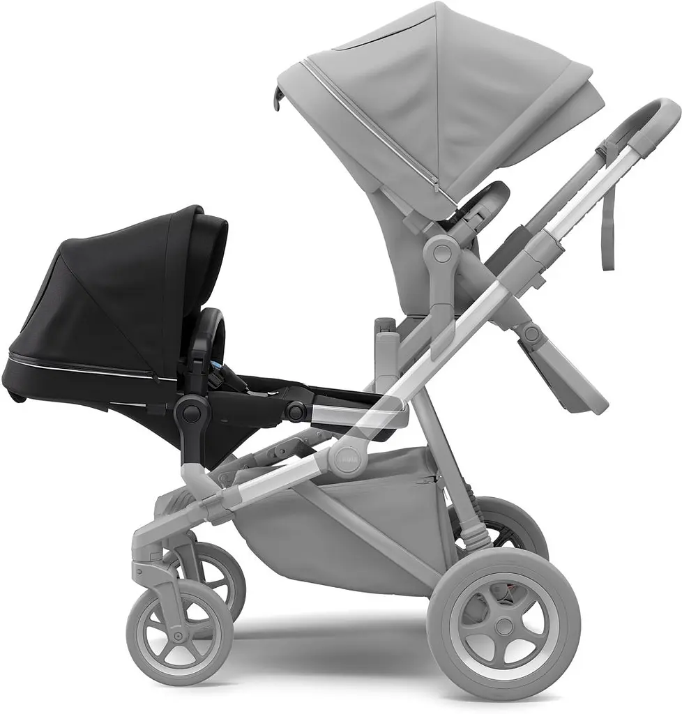 Прогулянкове крісло Thule Sleek Sibling Seat Midnight Black (TH 11000201) - фото 3
