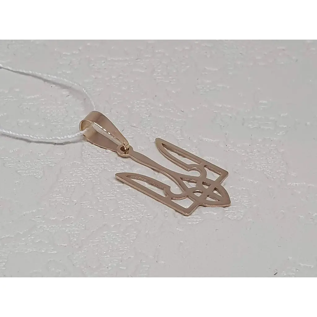 Золота підвіска Favoritum Тризуб. 310167_Б - фото 3