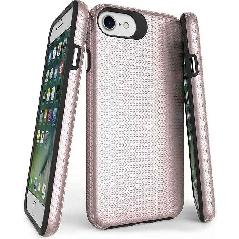 Чохол-накладка Toto Triangle TPU+PC Case Apple iPhone 7/8/SE 2020 Rose Gold - фото 7