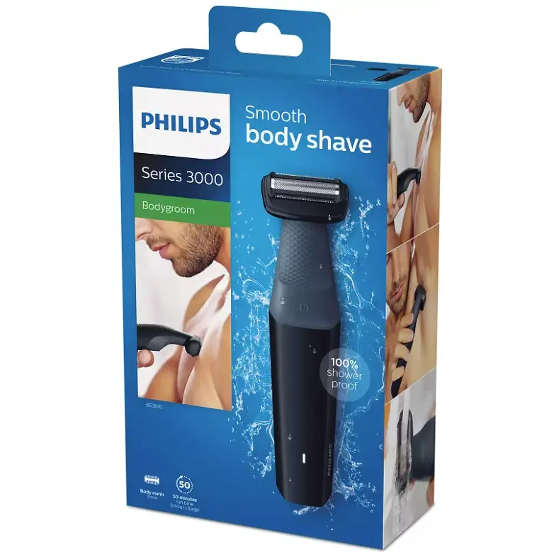 Водонепроникний тример для тіла Philips Bodygroom series 3000 (BG3010/15) - фото 4