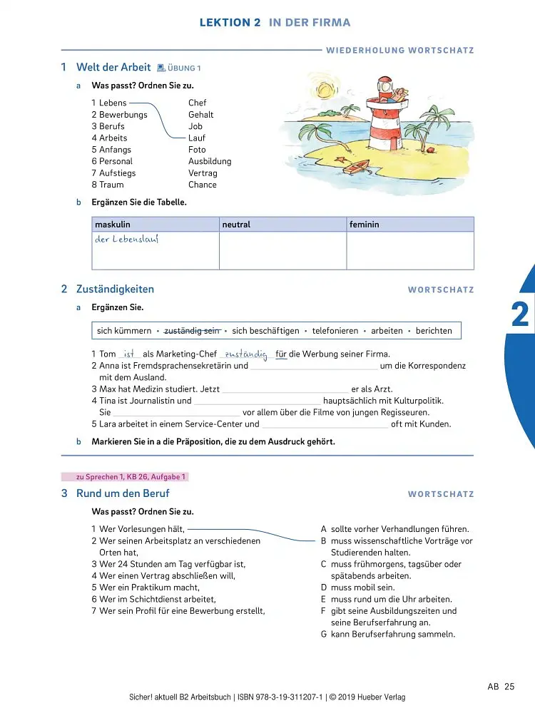 Sicher! aktuell B2 Arbeitsbuch mit MP3-CD - Сюзанна Швальб - фото 2
