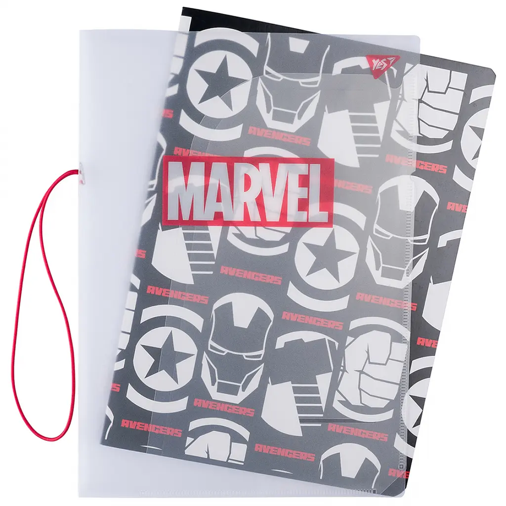 Зошит Yes Marvel Avengers А4 у пластиковій папці 48 аркушів у клітинку (764427) - фото 2