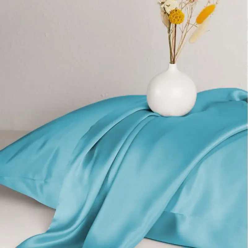 Наволочка MirSon Satin Light Pro 10-008 Blue 70х70 см (2200010172409) - фото 4