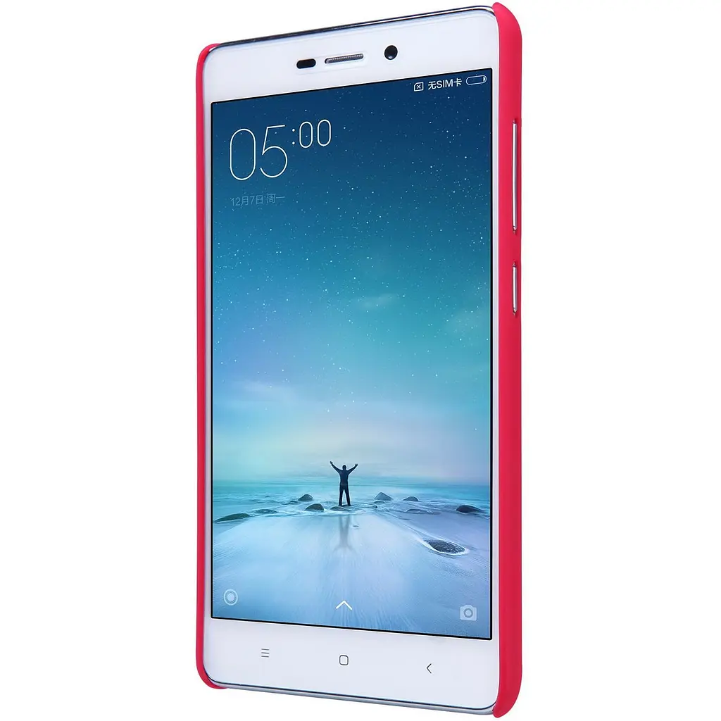 Чохол-накладка Nillkin Super Frosted Shield Xiaomi Redmi 3 PRO Red - фото 2
