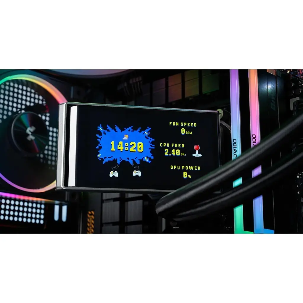 СВО Deepcool LT360 Vision ARGB Black (R-LT360VISION-BKAMMC-G-1) - фото 15