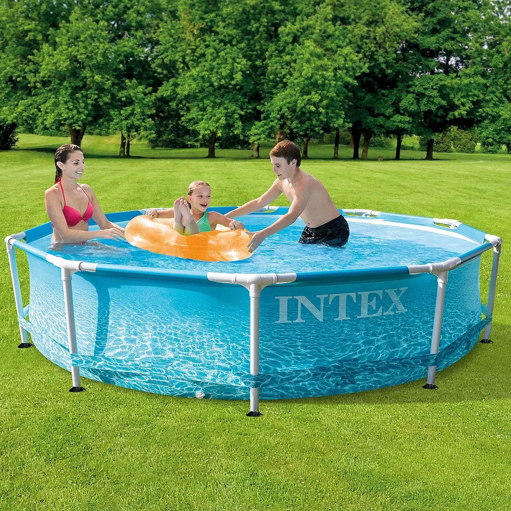 Круглий басейн каркасний Intex з насосом фільтром 305 x 76 см - фото 4
