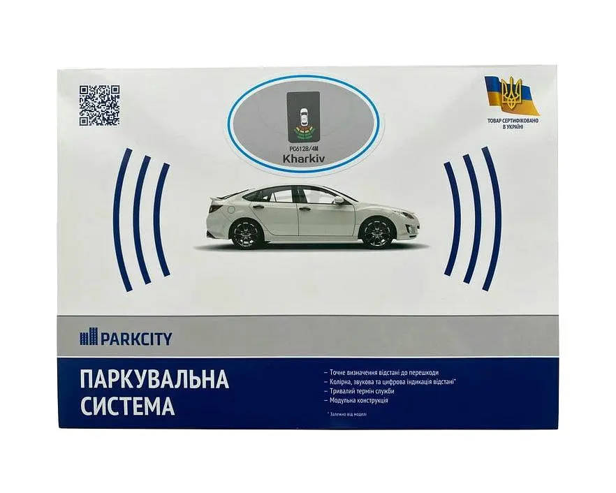 Парктронік Parkcity Kharkiv 6128/4M Dark Grey 4-датчики - фото 5