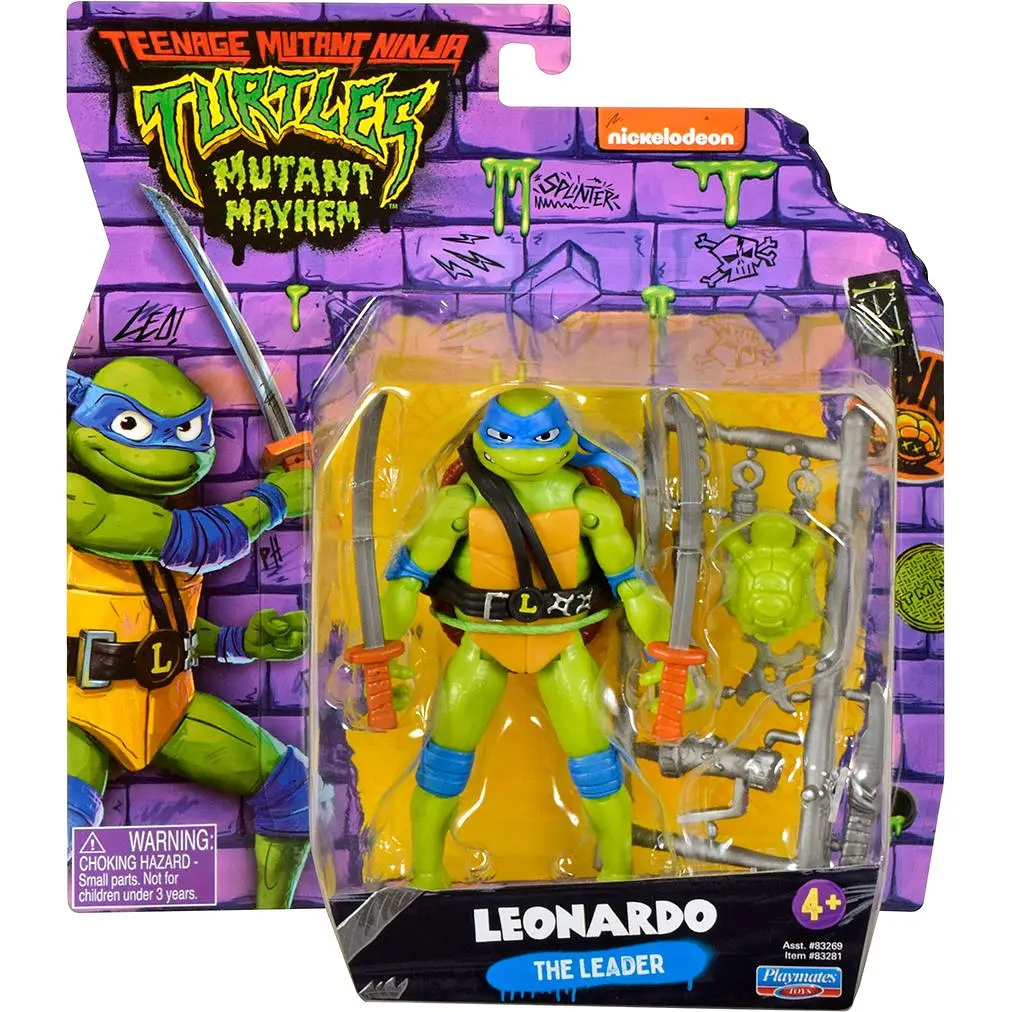 Ігрова фігурка TMNT Черепашки-ніндзя Movie III Леонардо, 11,5 см (83281) - фото 5