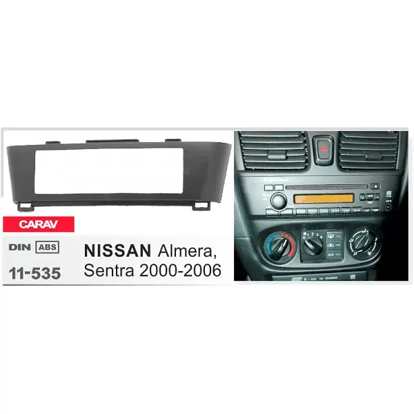 Переходная рамка Nissan Almera, Sentra Carav 11-535 - фото 4