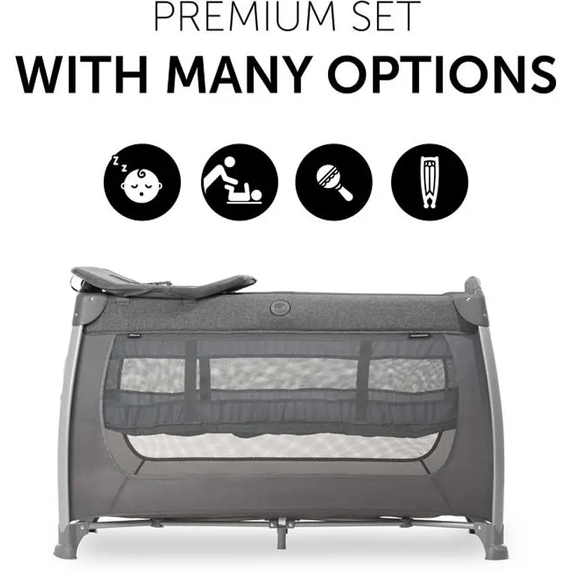 Дитячий манеж Hauck Play N Relax Melange Charcoal (60009-2) - фото 3