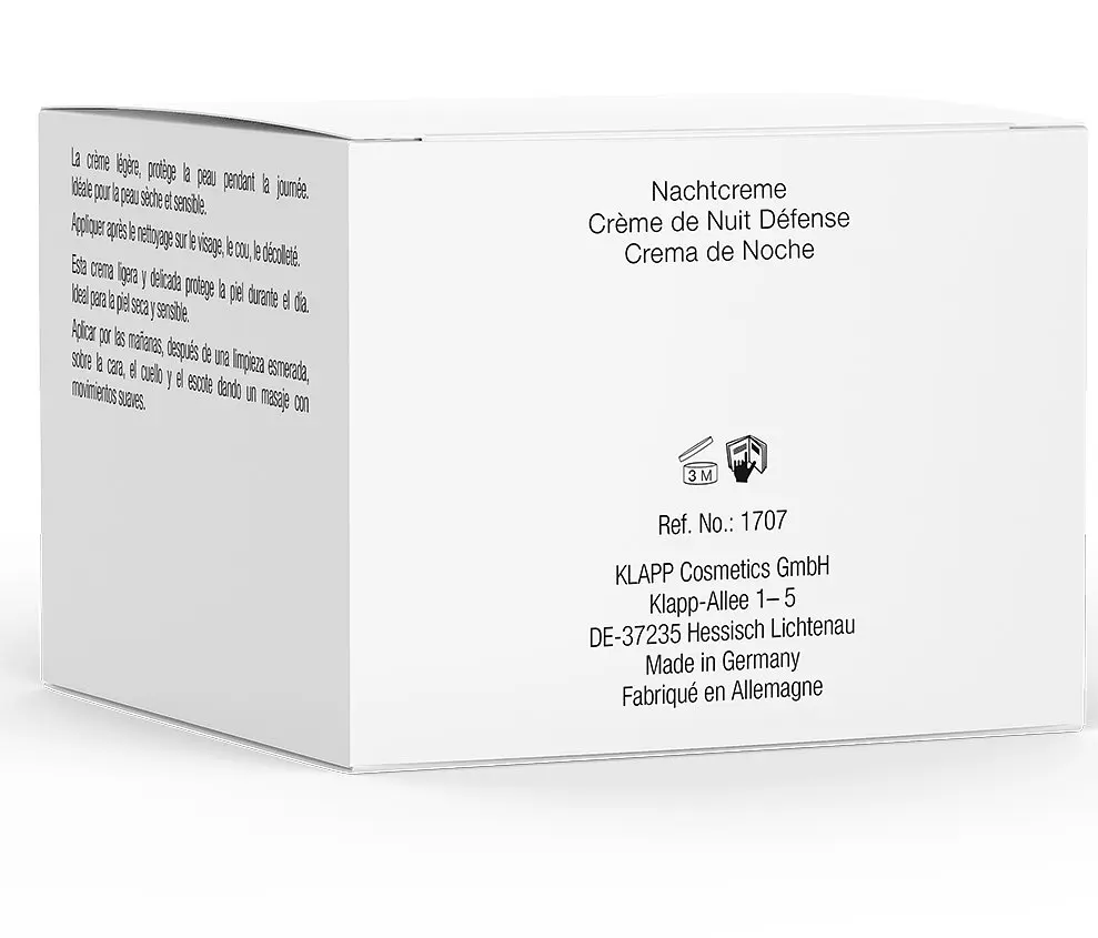 Крем для обличчя Klapp Immun Night Cream Defense, нічний, 50 мл - фото 3