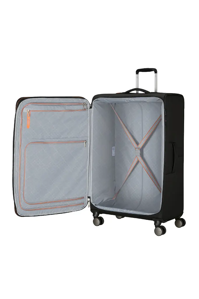 Валіза 84 См American Tourister WANDERLITE SHADOW BLACK 84x53x38(41) MJ6*09007 - фото 2