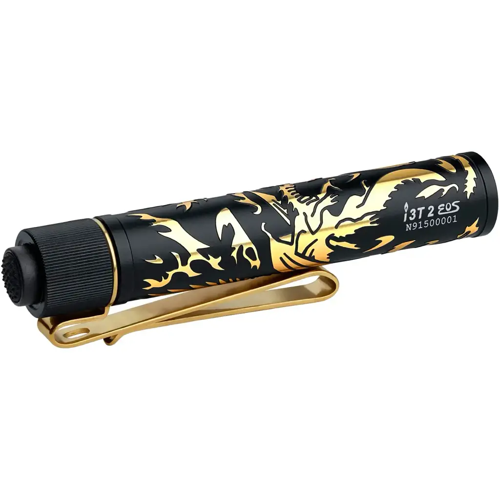 Ліхтар Olight I3T 2 EOS Dragon & Phoenix Golden - фото 2