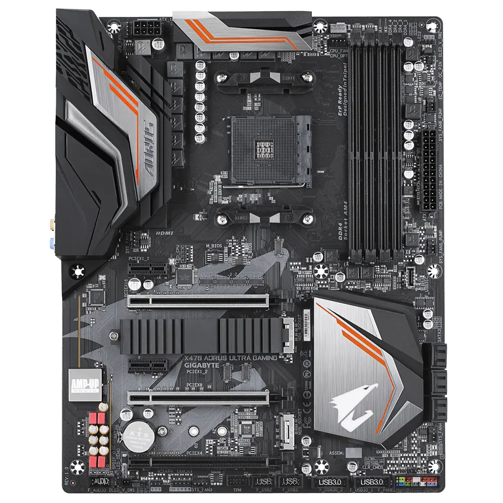 Материнська плата Gigabyte X470 Aorus Ultra Gaming Socket AM4 (X470 AORUS ULTRA GAMING) Б/В - фото 3