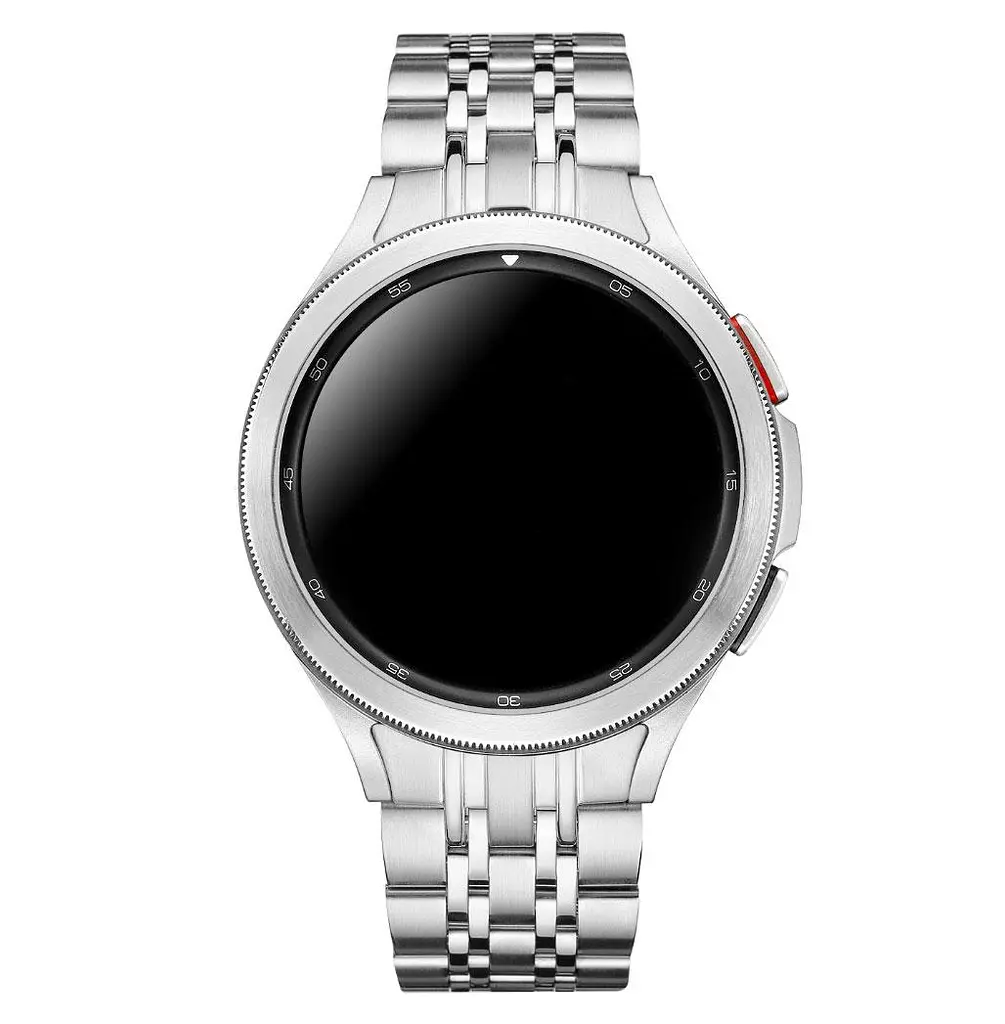 Металлический ремешок Primolux Steel Link для часов Samsung Galaxy Watch 4 Classic 46 мм SM-R890/SM-R895 Silver - фото 4