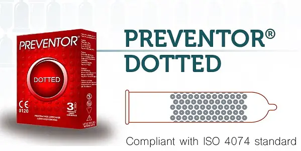 Презервативи Preventor Dotted ваніль 3 шт. - фото 2