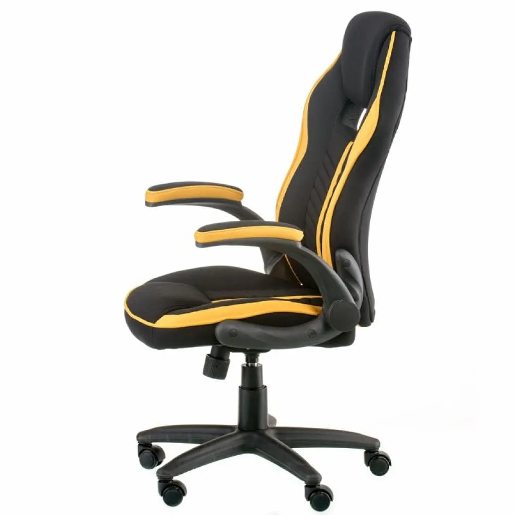 Ігрове крісло Special4You Prime black/yellow (000003638) - фото 5