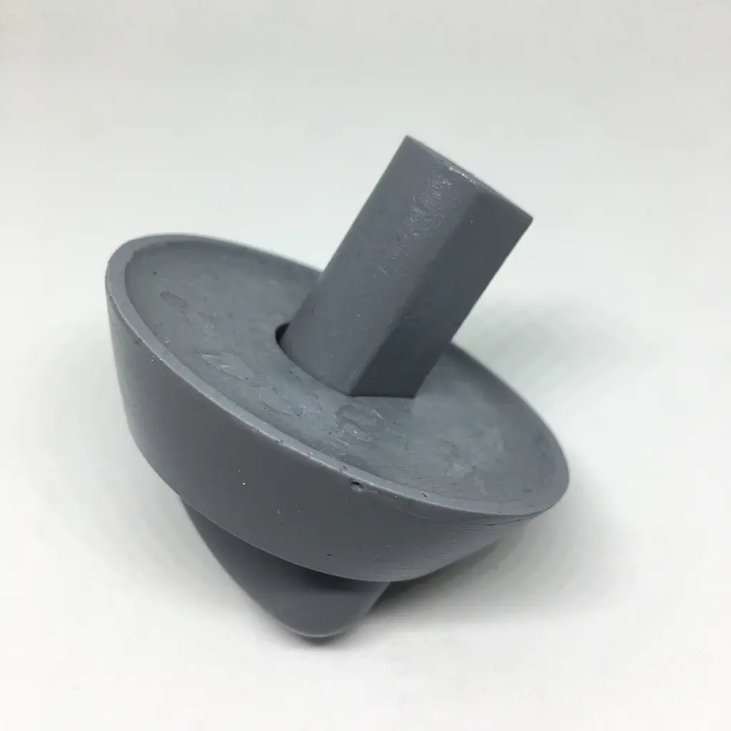 Ручка регулировка + лимб для плиты Ardo A5540G6, A5640G6, C6640G6, A554VG6, общая длина 54 мм, серая, 326158500 - фото 4