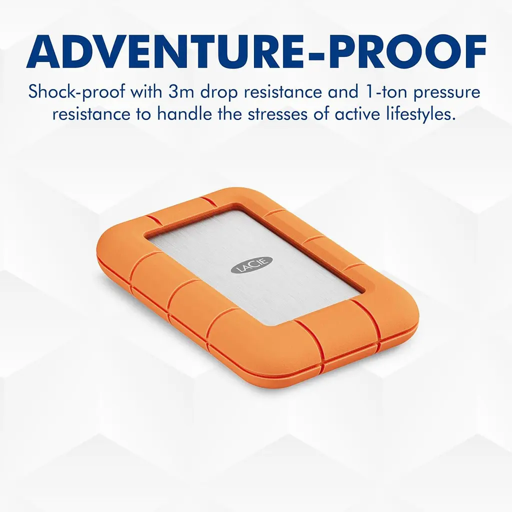 Накопитель SSD LACIE SSD накопичувач Rugged SSD4 1 TB Orange (STND1000400) - фото 9