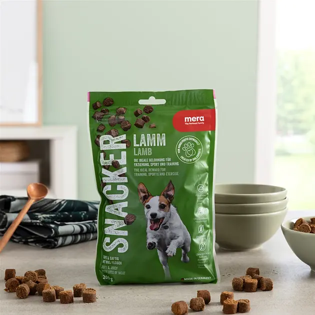 Лакомства для собак Mera Snacker Lamm с ягненком 200 г - фото 5