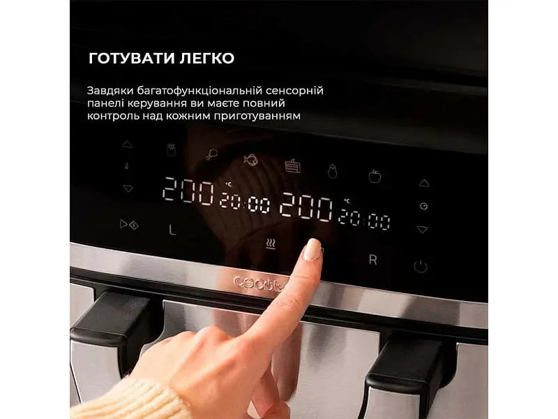 Мультипіч (аерофритюрниця) Cecotec Cecofry Dual 9000 (A01_EU01_100149) - фото 8