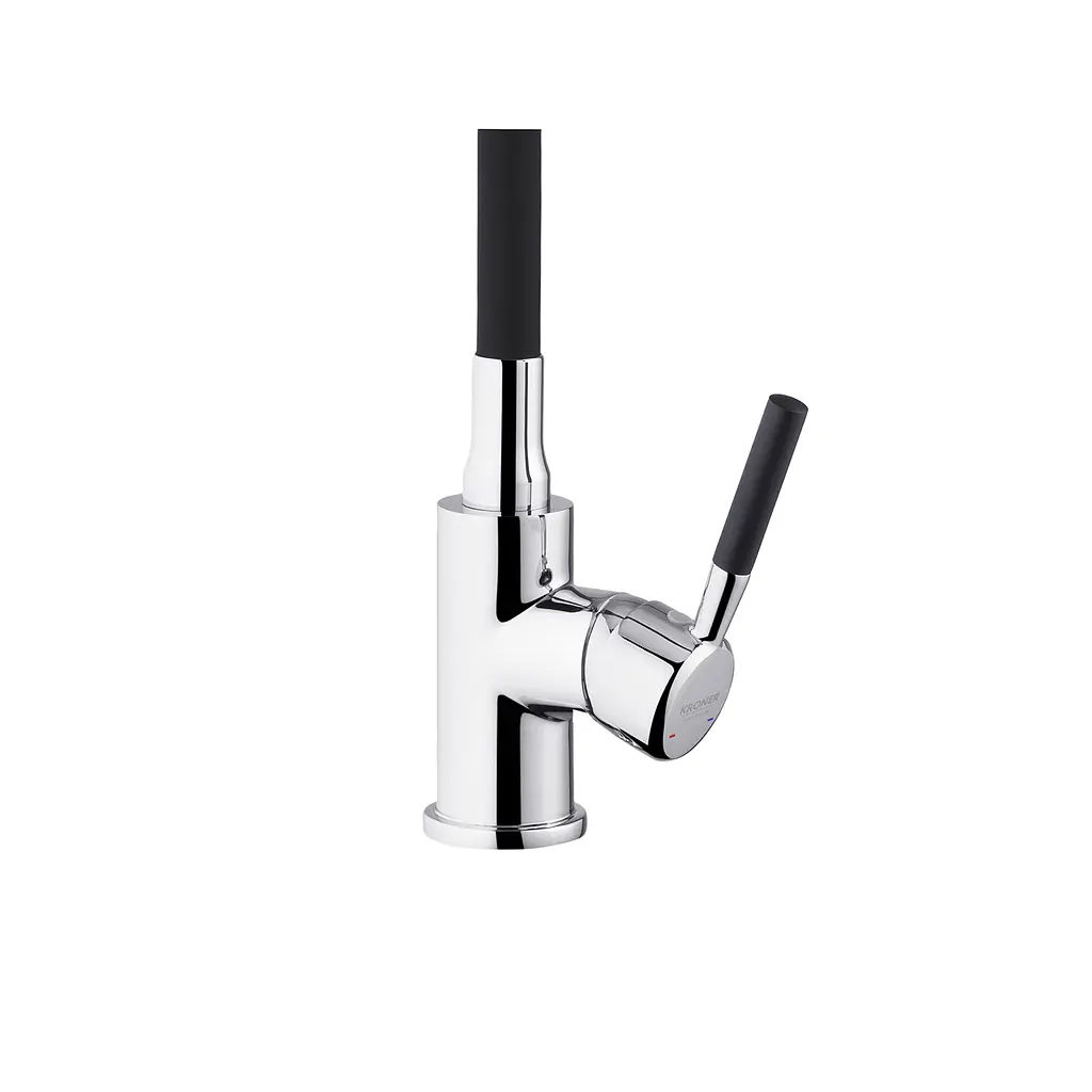 Змішувач для кухні Kroner KRM Kuche - C132BLK Хром - фото 6