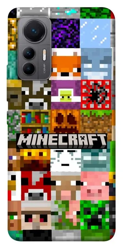Чохол Demsky Minecraft collage для Xiaomi 12 Lite