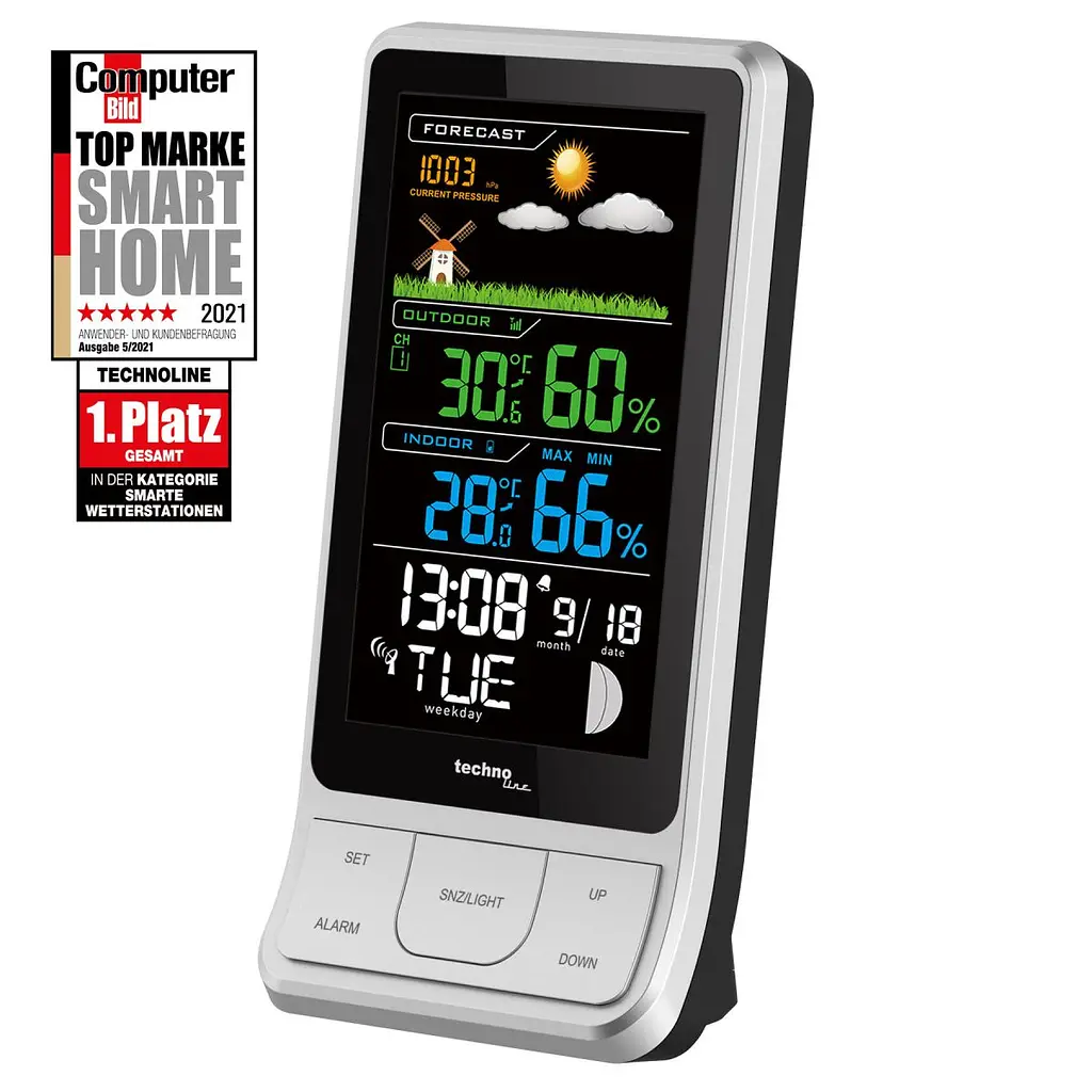 Метеостанція Technoline WS6441 Black/Silver (WS6441) - фото 2