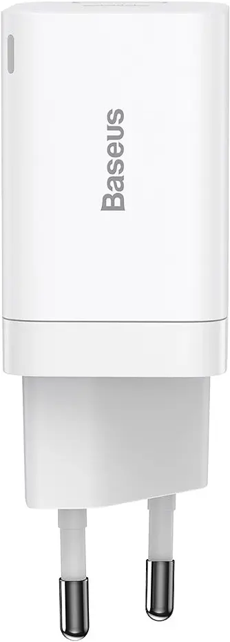 Зарядний пристрій Baseus Super Si Pro Quick Charger C+U 30W EU white (CCSUPP-E02) - фото 3