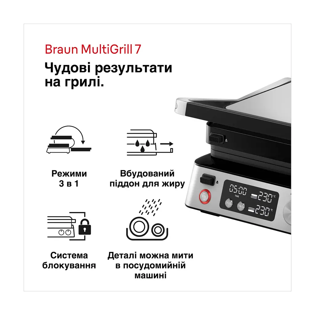 Електрогриль Braun CG 7040 - фото 3