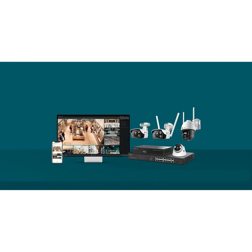 IP-камера TP-Link VIGI C440-2.8, PoE, 4Мп, 2.8мм, H265+, IP66, Turret, цветное ночное видение, внутренняя - фото 8