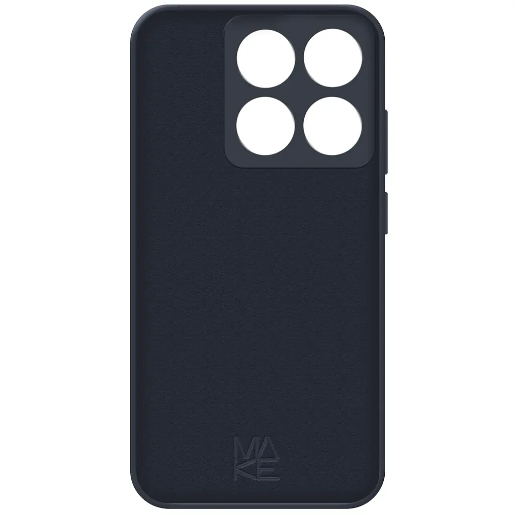 Чохол MAKE Xiaomi 14T Pro Silicone Titan Black - фото 4