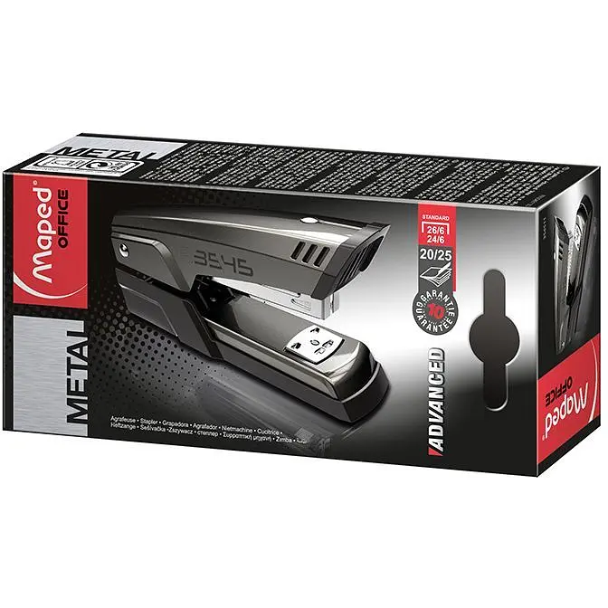 Степлер настільний  Maped Advanced Metal №24/6, 26/6, 25 аркушів темно-сірий (MP.354511) - фото 4