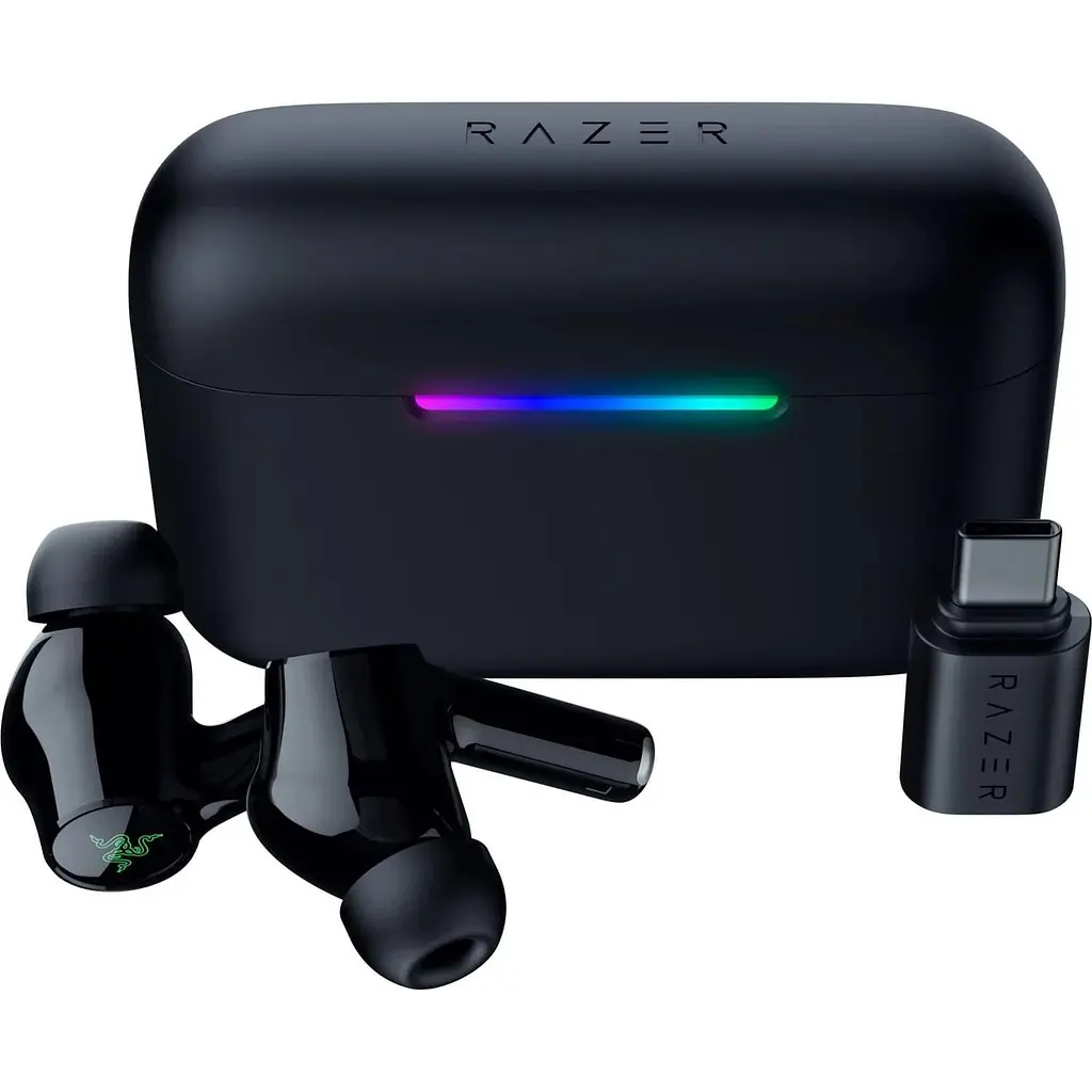 Навушники Razer TWS Hammerhead V3 Hyperspeed (RZ12-05610100-R3G1) - фото 1