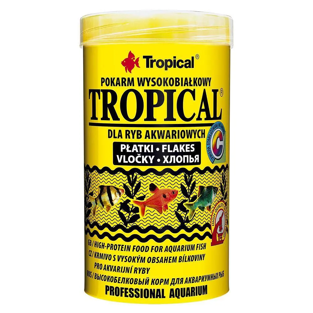 Сухий корм для акваріумних риб Tropical в пластівцях Tropical 250 мл для всіх акваріумних риб - фото 3