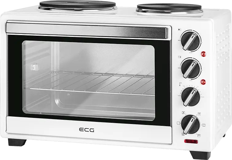 Електродуховка з конфорками ECG ET 32303 White 30 л