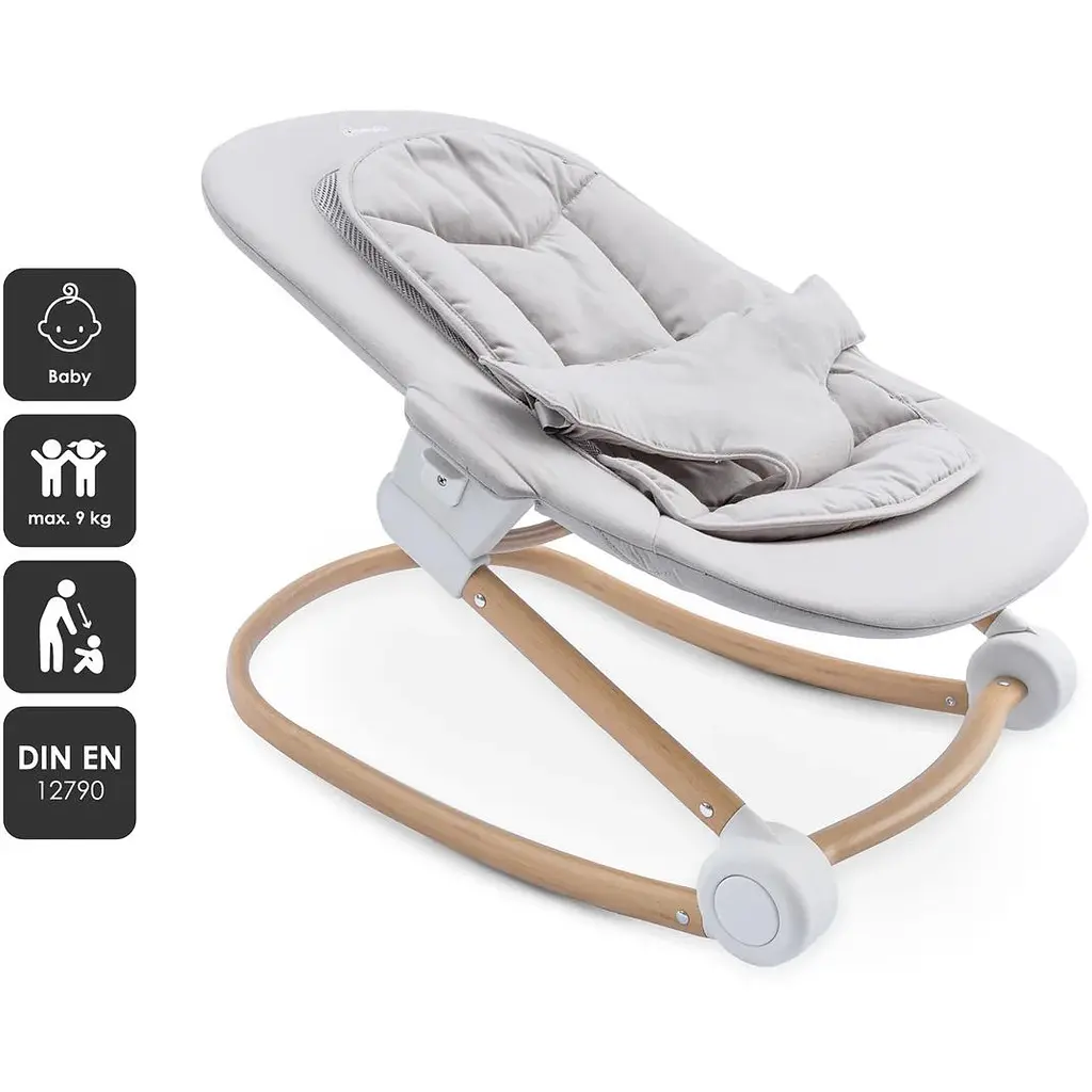 Стульчик для кормления BabyGO Levels 5 в 1 белый (51011) - фото 11