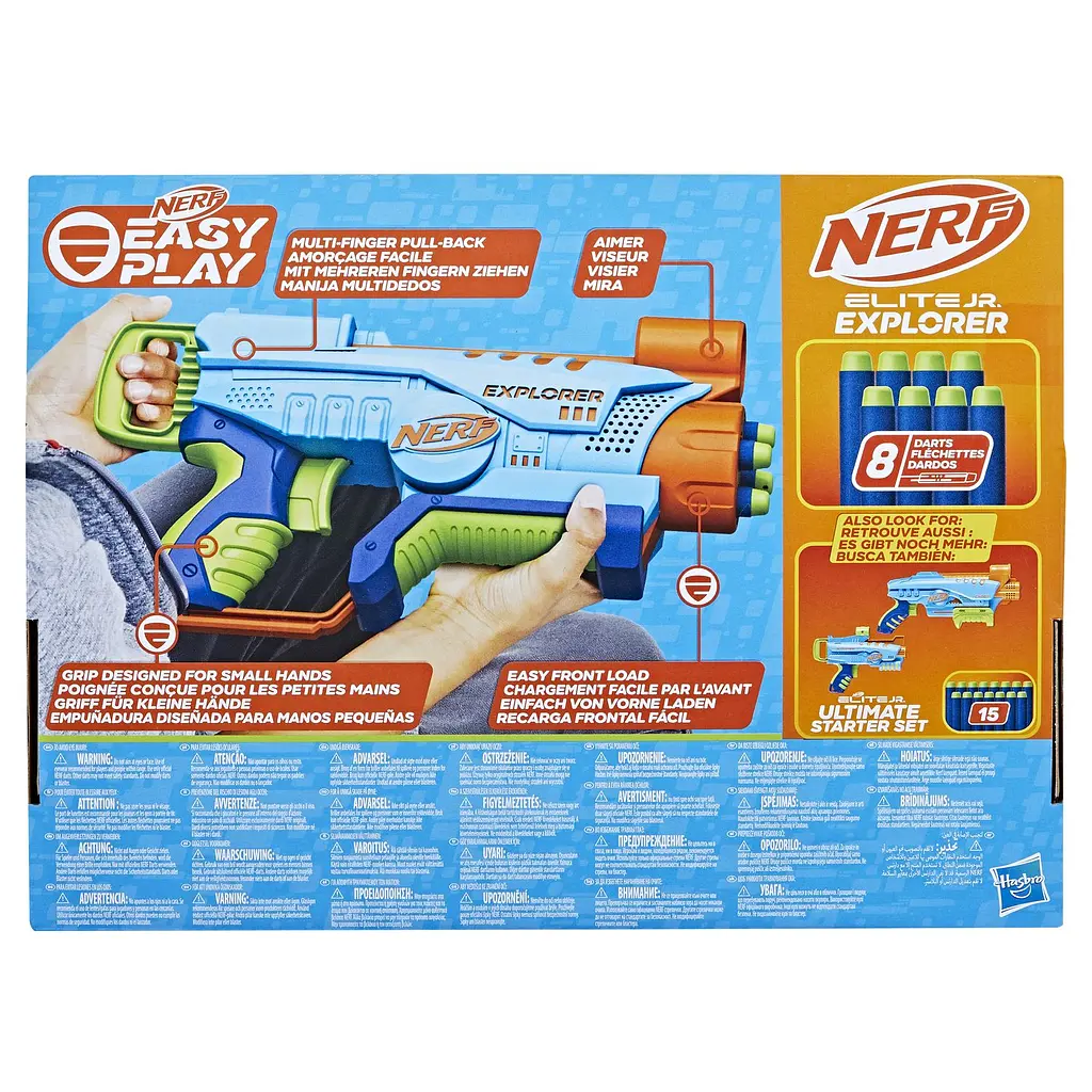 Бластер Hasbro Nerf Elite Jr Explorer, з 8 стрілами (F6367) - фото 3
