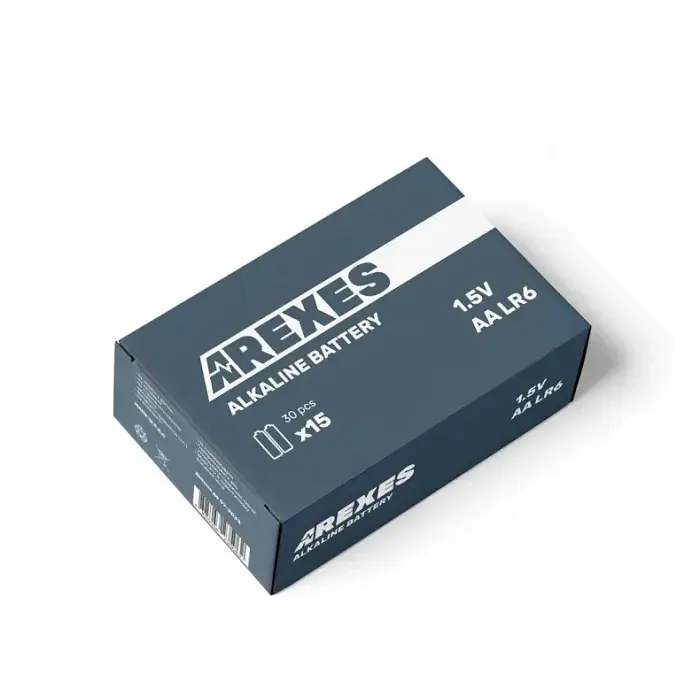 Батарейки алкалиновые пальчиковые 60 штук в упаковке Arexes LR6/AA 1.5v - фото 3