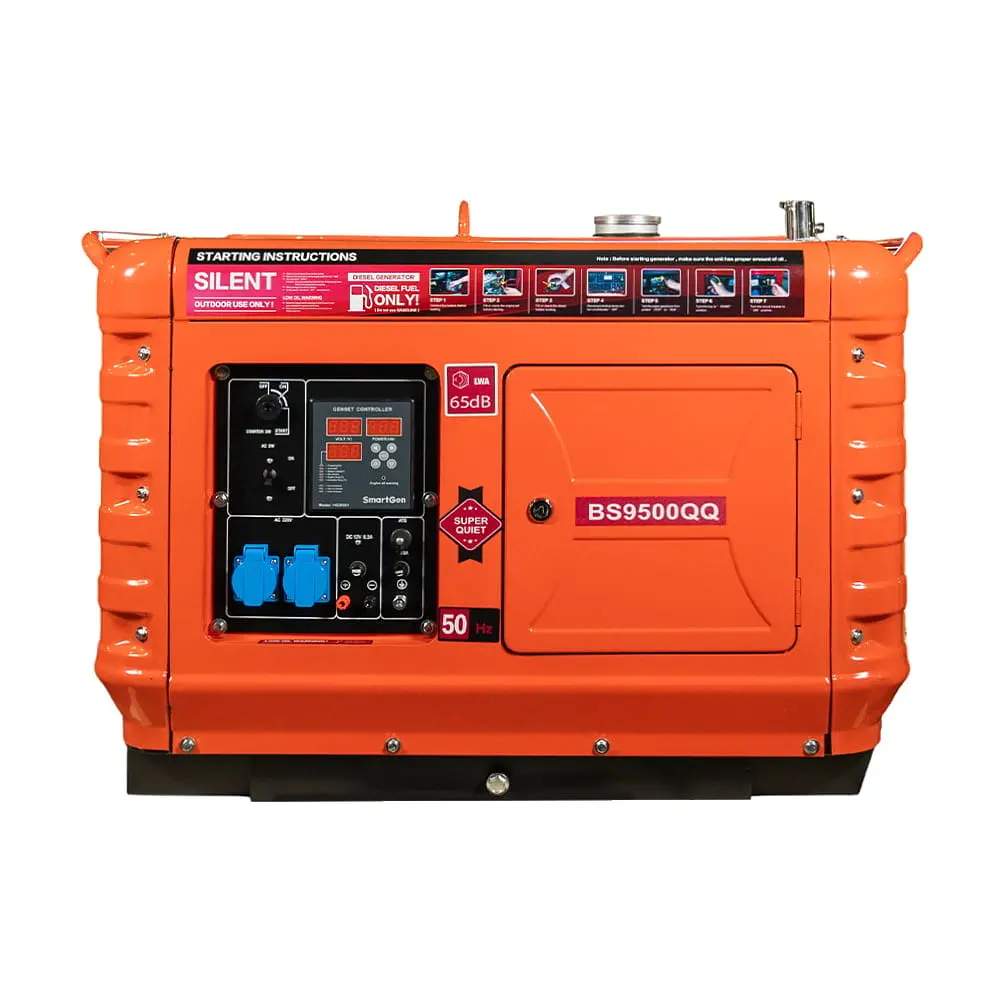 Генератор дизельний однофазний 5.5 кВт Bison BS9500QQ (41-00411) - фото 3