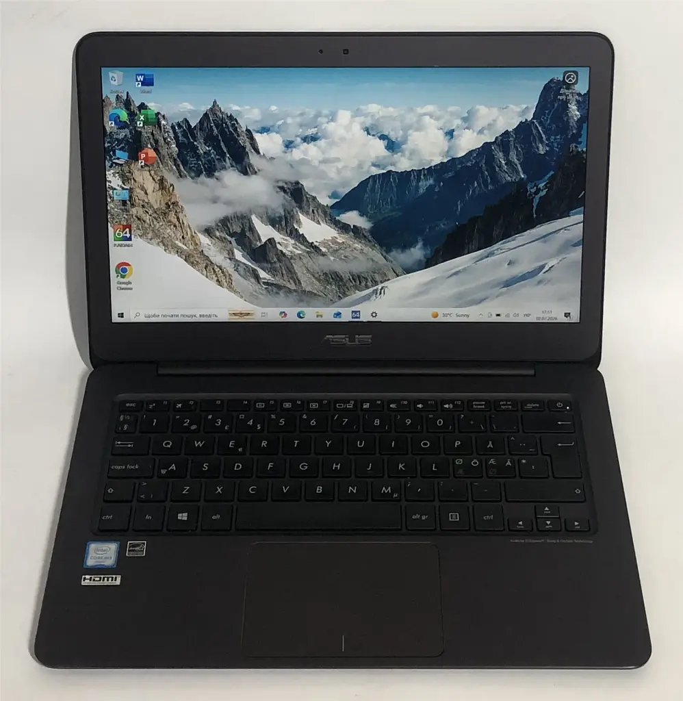 Ноутбук Asus ZenBook UX305C / 13.3" FullHD IPS / M3-6Y30 / 8GB / 128GB SSD / Win10 - Б/в - фото 3