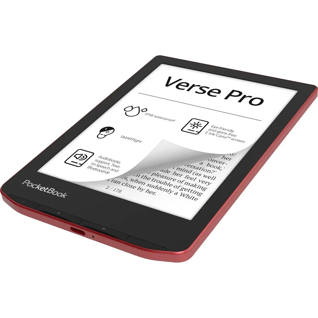Електронна книга PocketBook 634 Verse Pro Passion Red (PB634-3-CIS, PB634-3-WW) [93956] - фото 4